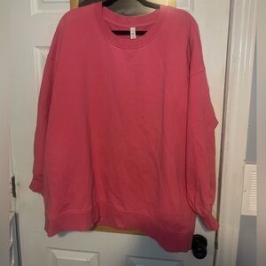 Lululemon Size 18 Oversized Sweater, Pink Lululemon Sweater Guava Pink